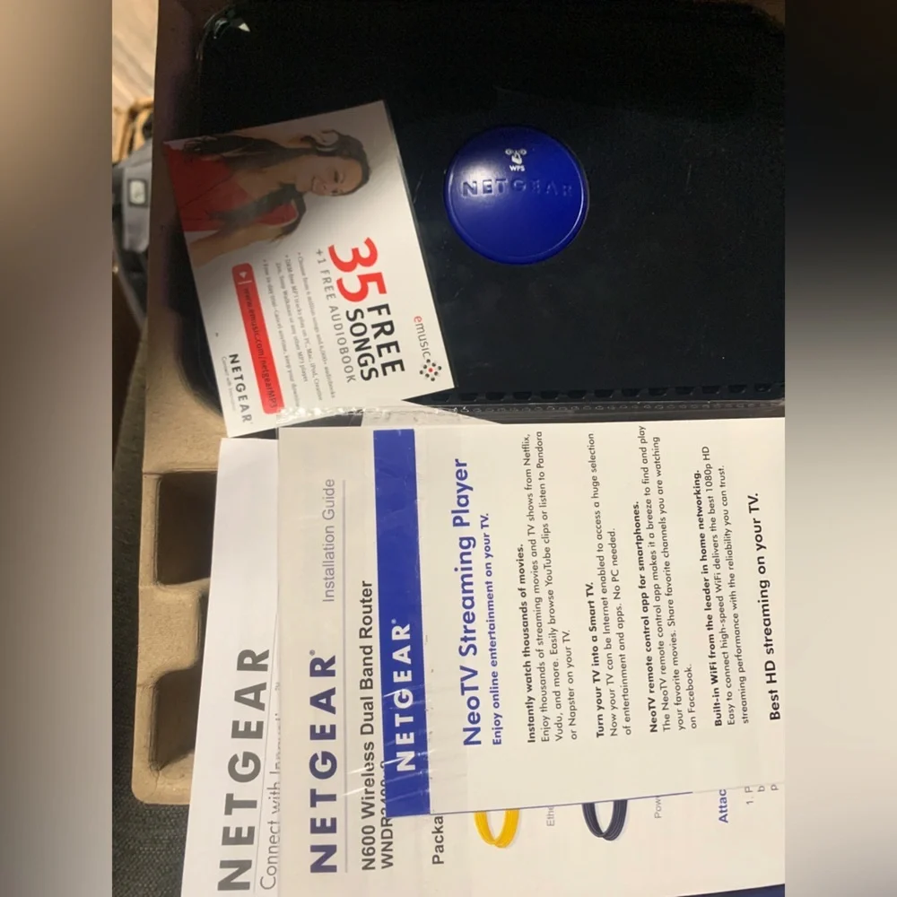 Netgear Black Wireless Router NIOB - Picture 10 of 13